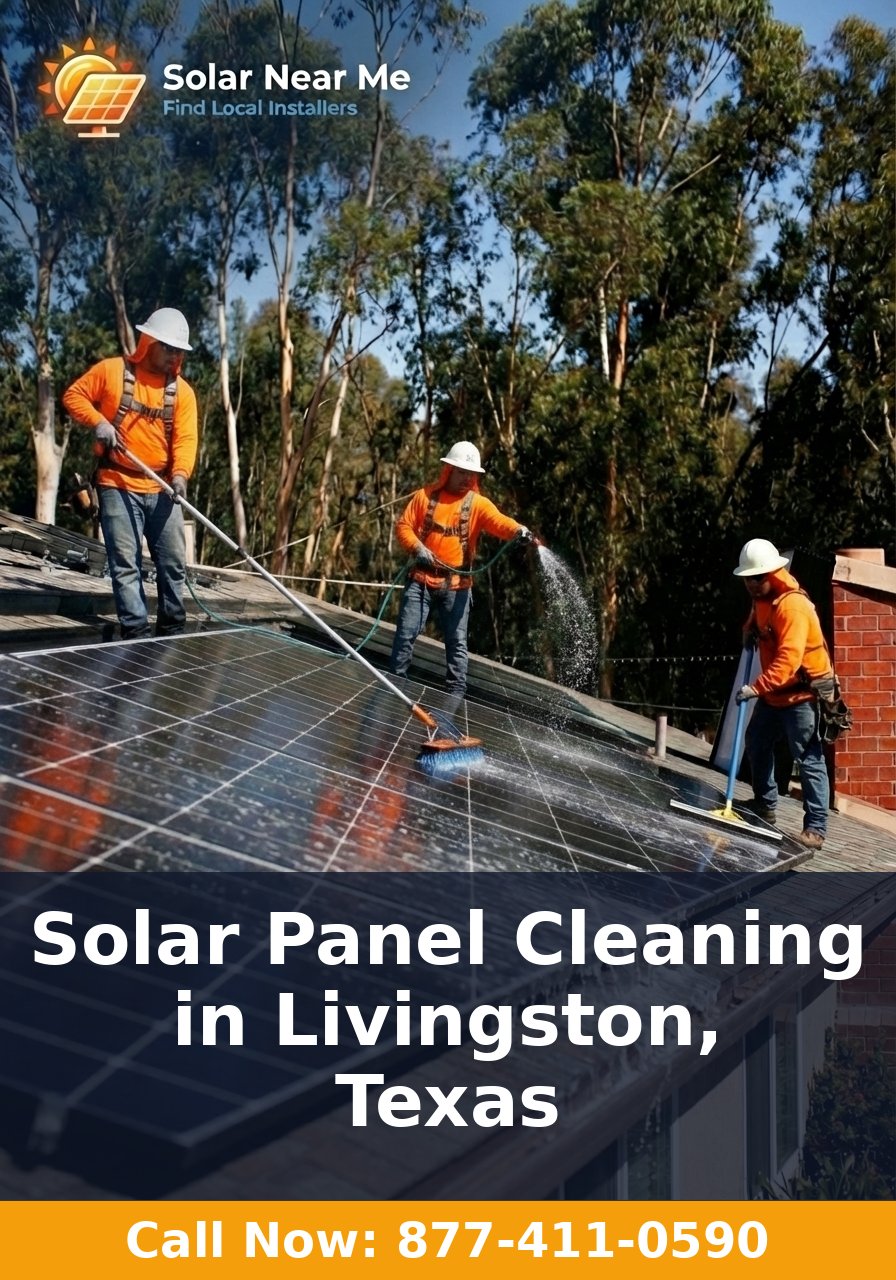 Solar Panel Cleaning in Livingston, Texas