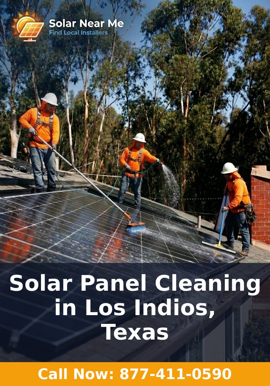 Solar Panel Cleaning in Los Indios, Texas