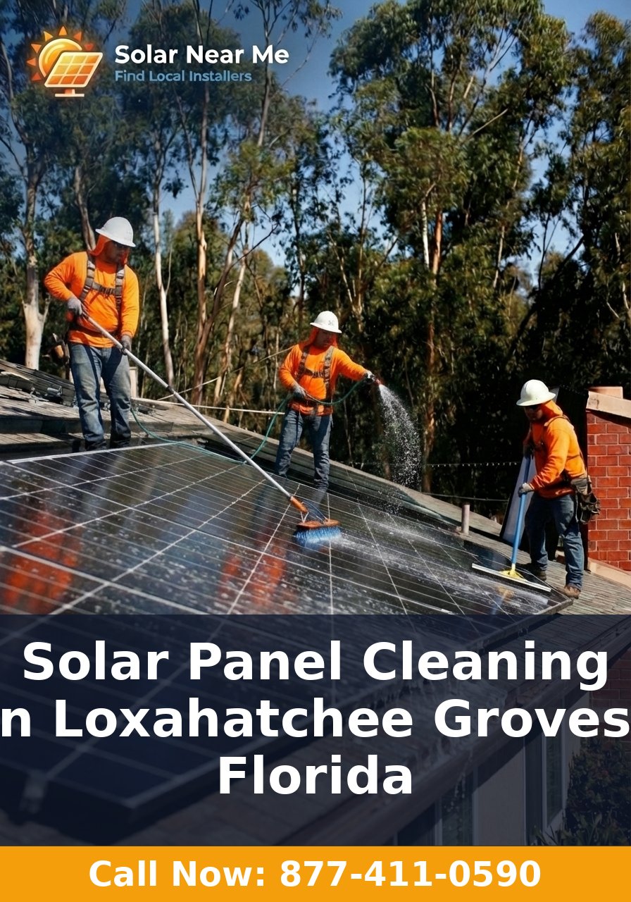 Solar Panel Cleaning in Loxahatchee Groves, Florida