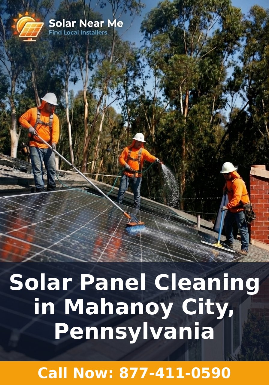 Solar Panel Cleaning in Mahanoy City, Pennsylvania