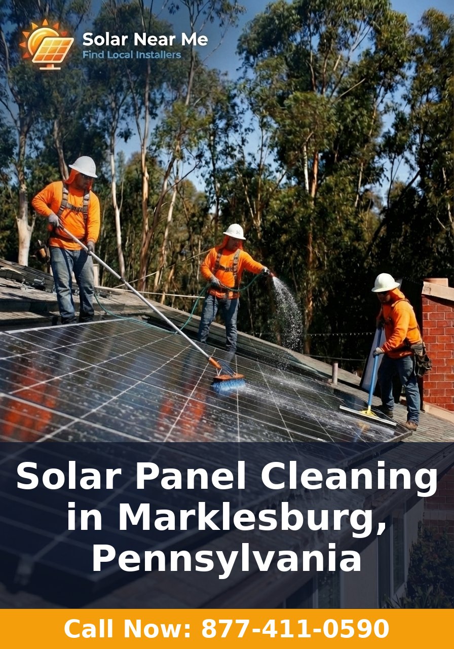 Solar Panel Cleaning in Marklesburg, Pennsylvania
