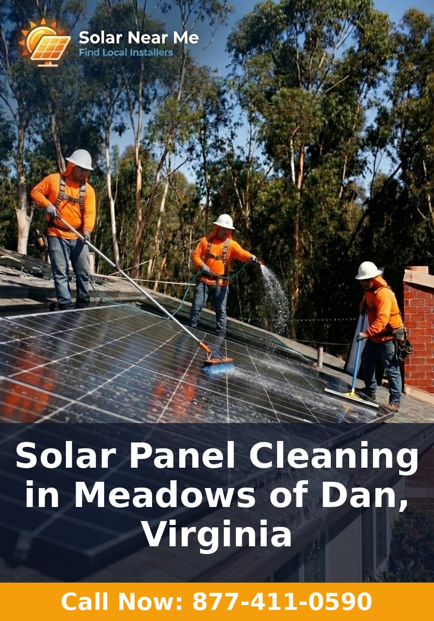 Solar Panel Cleaning in Meadows of Dan, Virginia