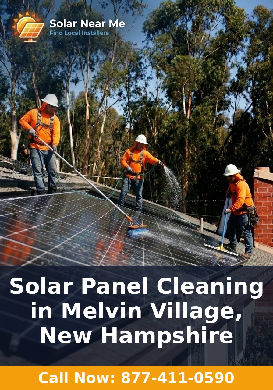 Solar Panel Cleaning in Melvin Village, New Hampshire