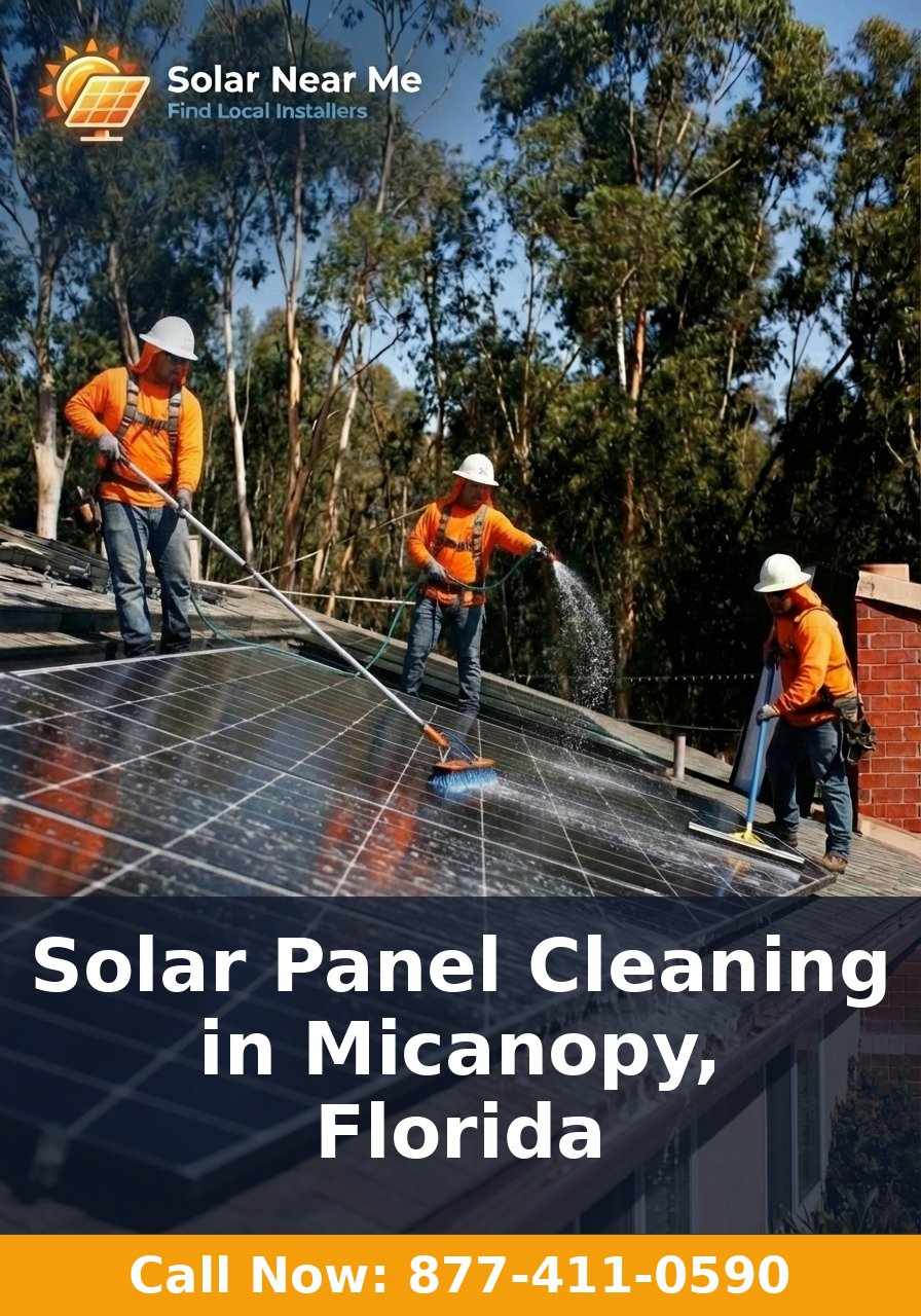 Solar Panel Cleaning in Micanopy, Florida