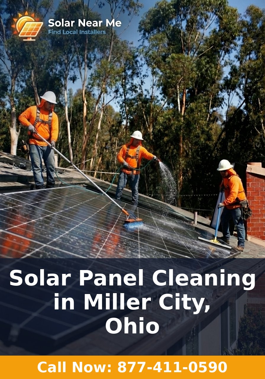Solar Panel Cleaning in Miller City, Ohio