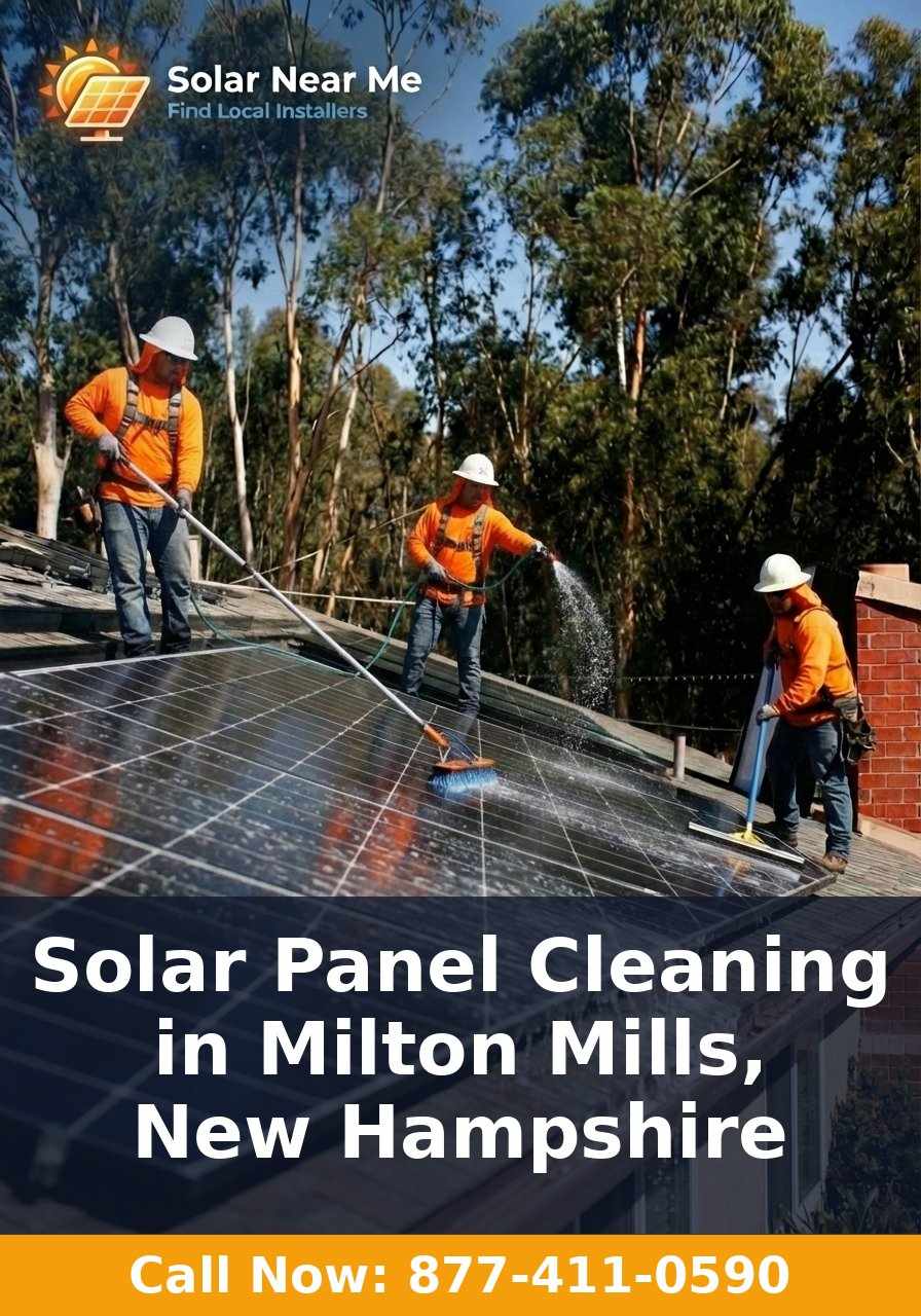 Solar Panel Cleaning in Milton Mills, New Hampshire