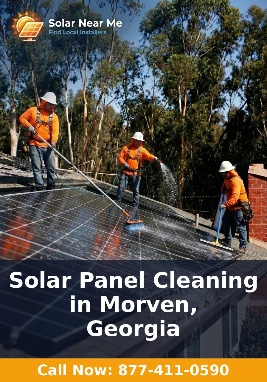 Solar Panel Cleaning in Morven, Georgia