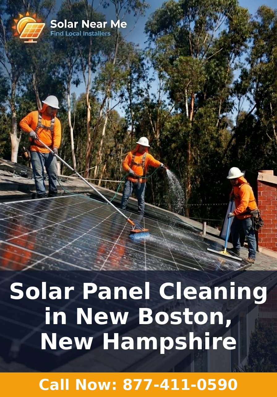 Solar Panel Cleaning in New Boston, New Hampshire