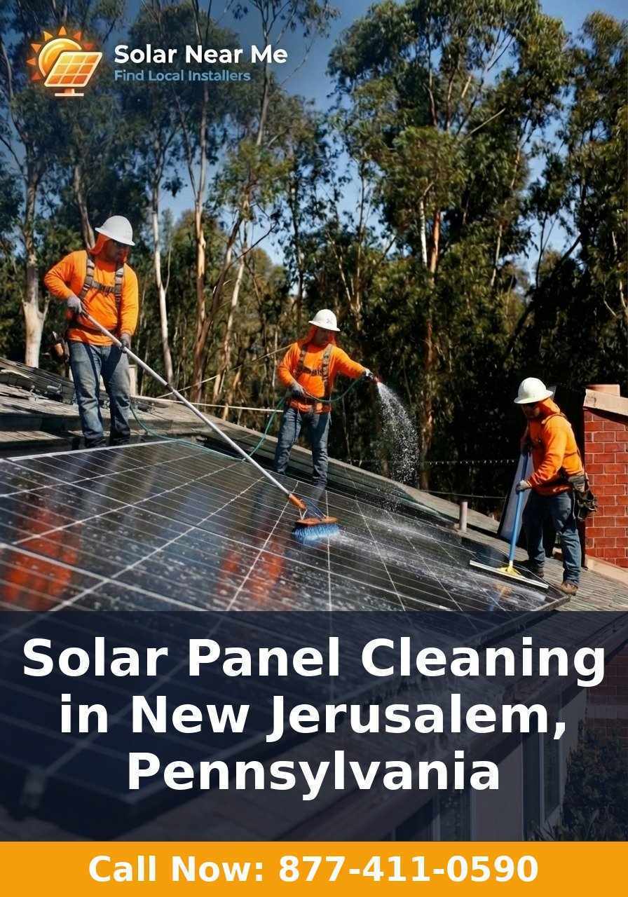 Solar Panel Cleaning in New Jerusalem, Pennsylvania
