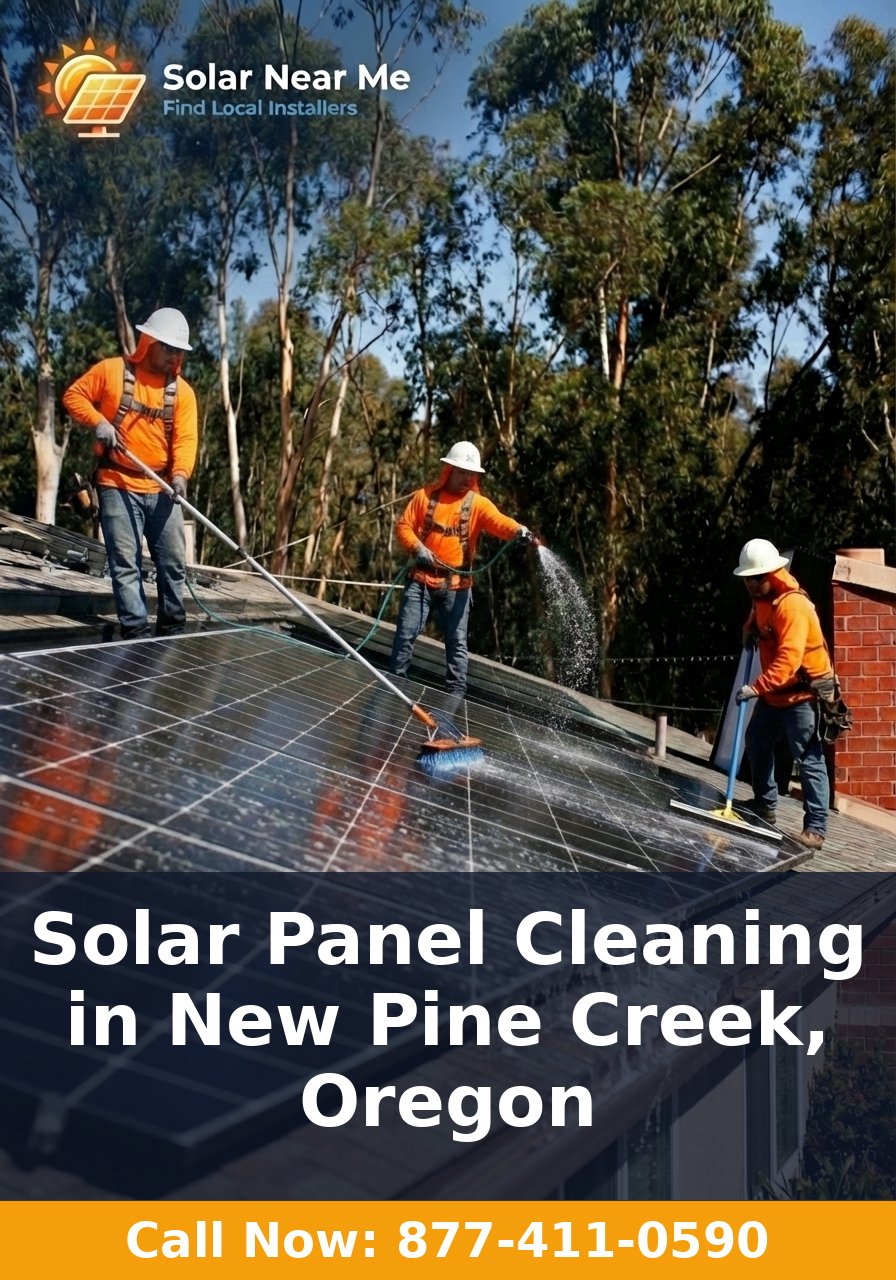 Solar Panel Cleaning in New Pine Creek, Oregon