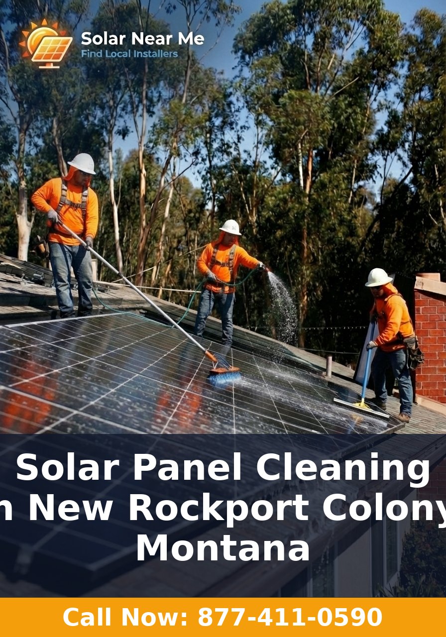 Solar Panel Cleaning in New Rockport Colony, Montana