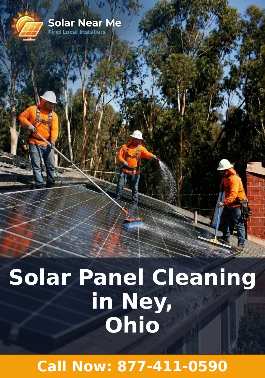 Solar Panel Cleaning in Ney, Ohio