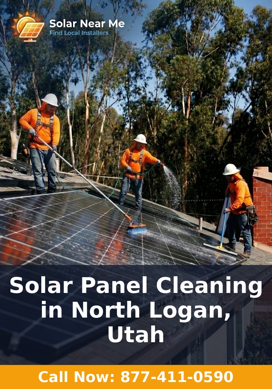 Solar Panel Cleaning in North Logan, Utah