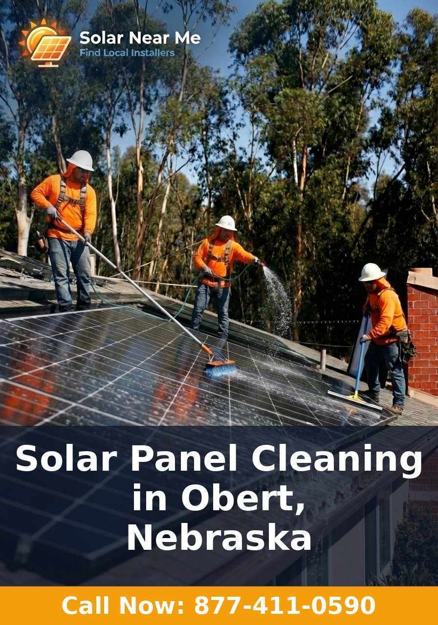 Solar Panel Cleaning in Obert, Nebraska