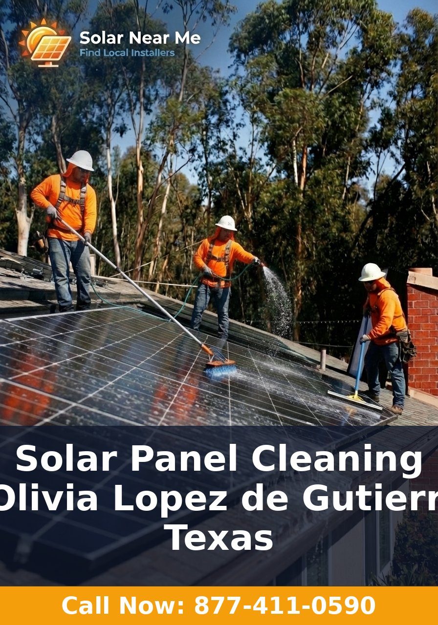Solar Panel Cleaning in Olivia Lopez de Gutierrez, Texas