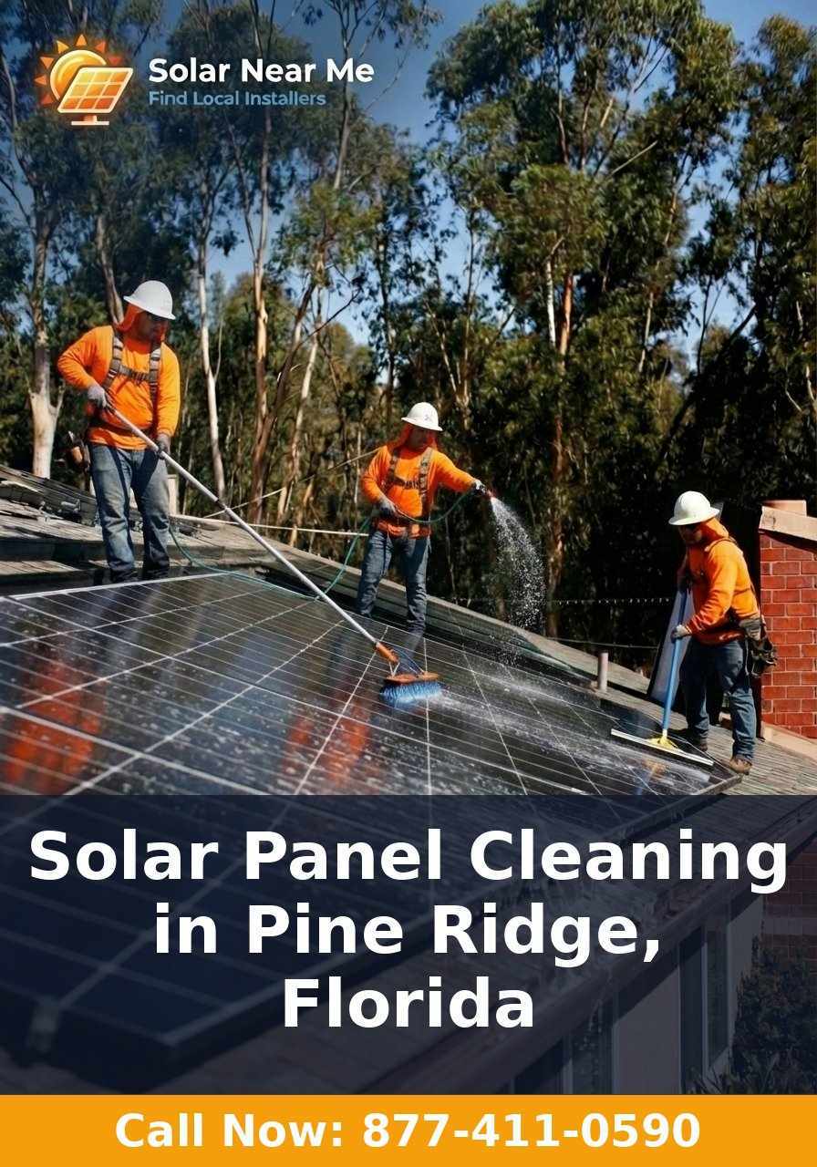 Solar Panel Cleaning in Pine Ridge, Florida