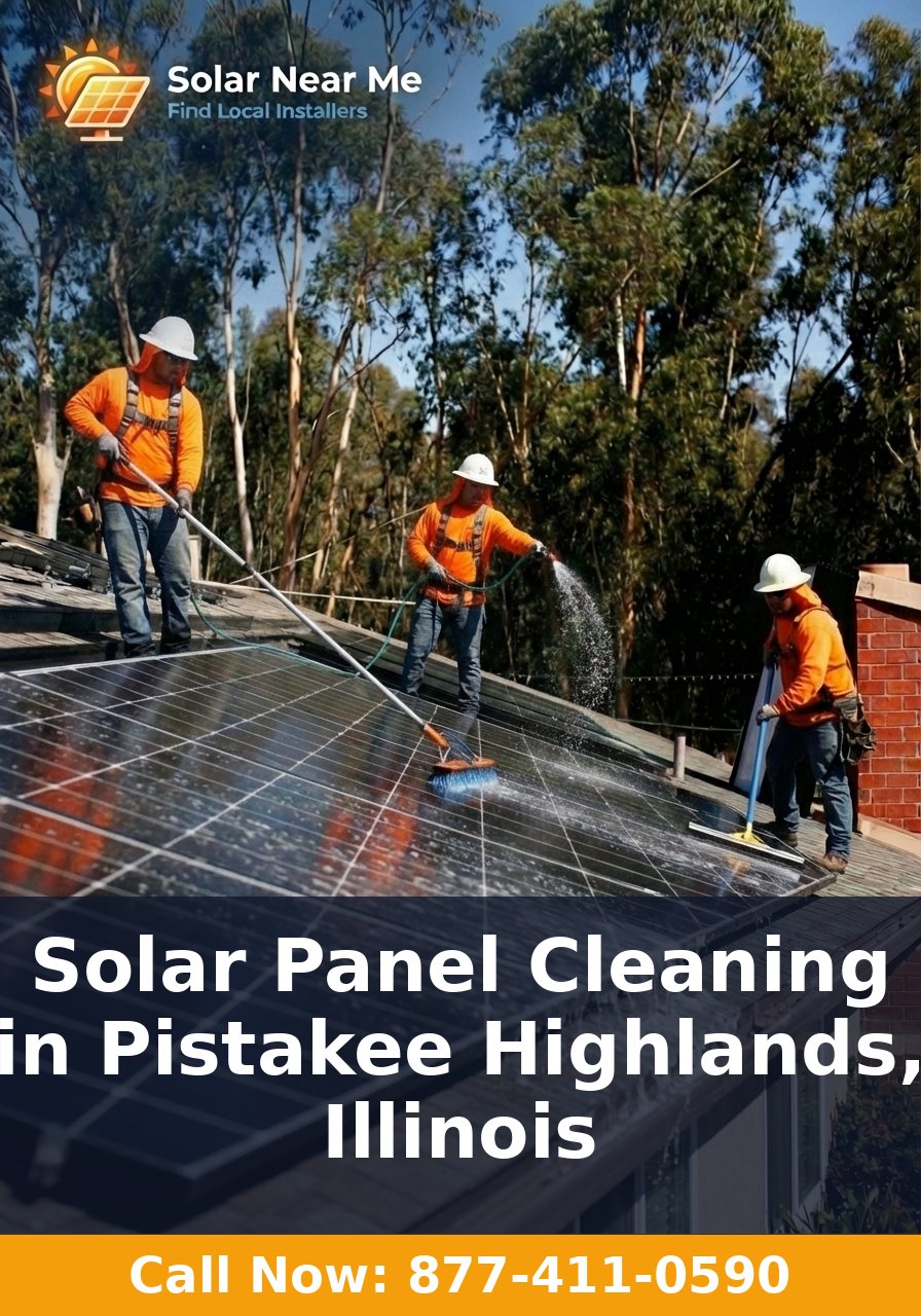 Solar Panel Cleaning in Pistakee Highlands, Illinois