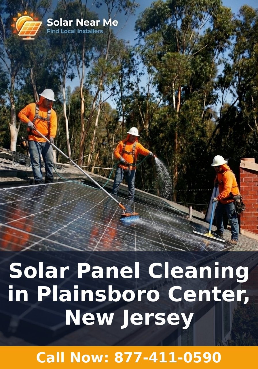 Solar Panel Cleaning in Plainsboro Center, New Jersey