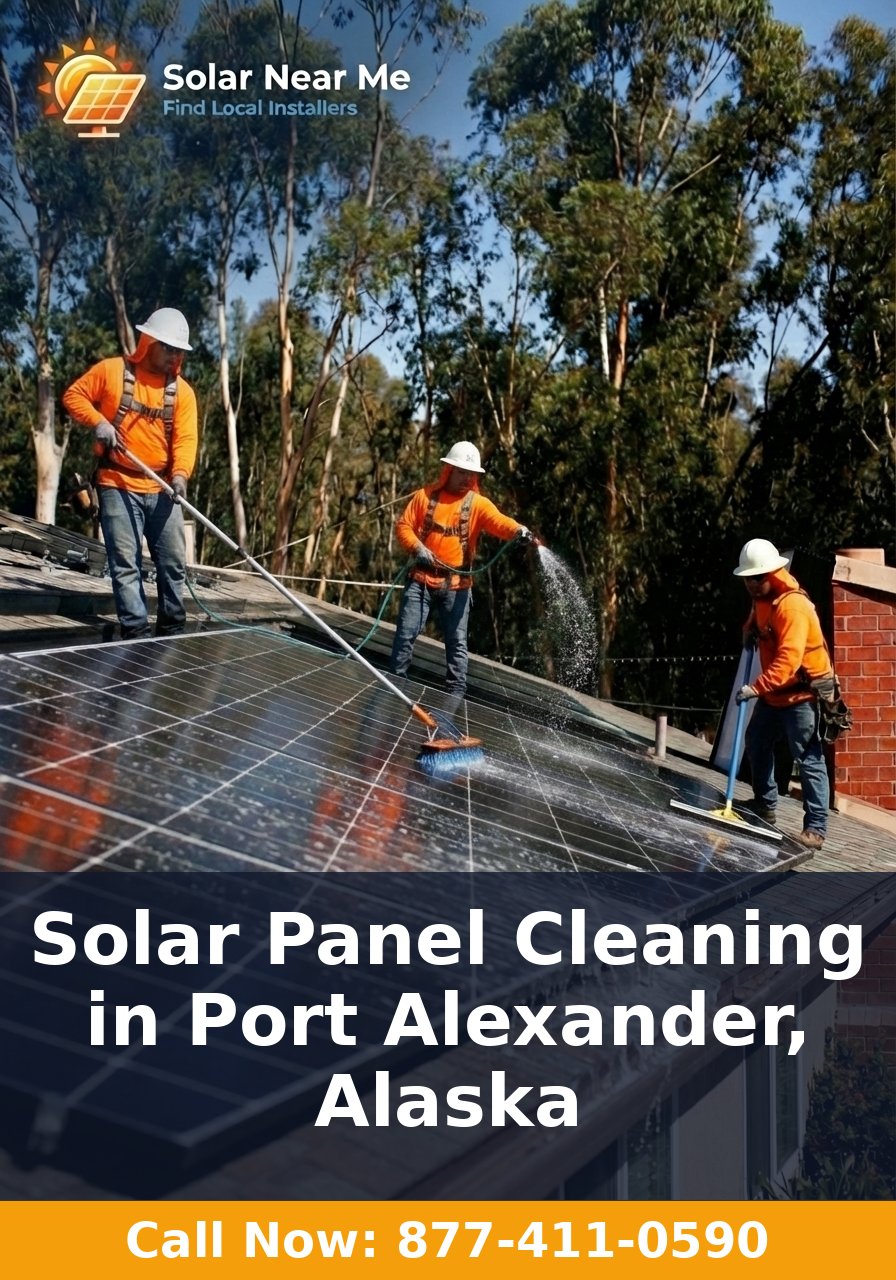 Solar Panel Cleaning in Port Alexander, Alaska