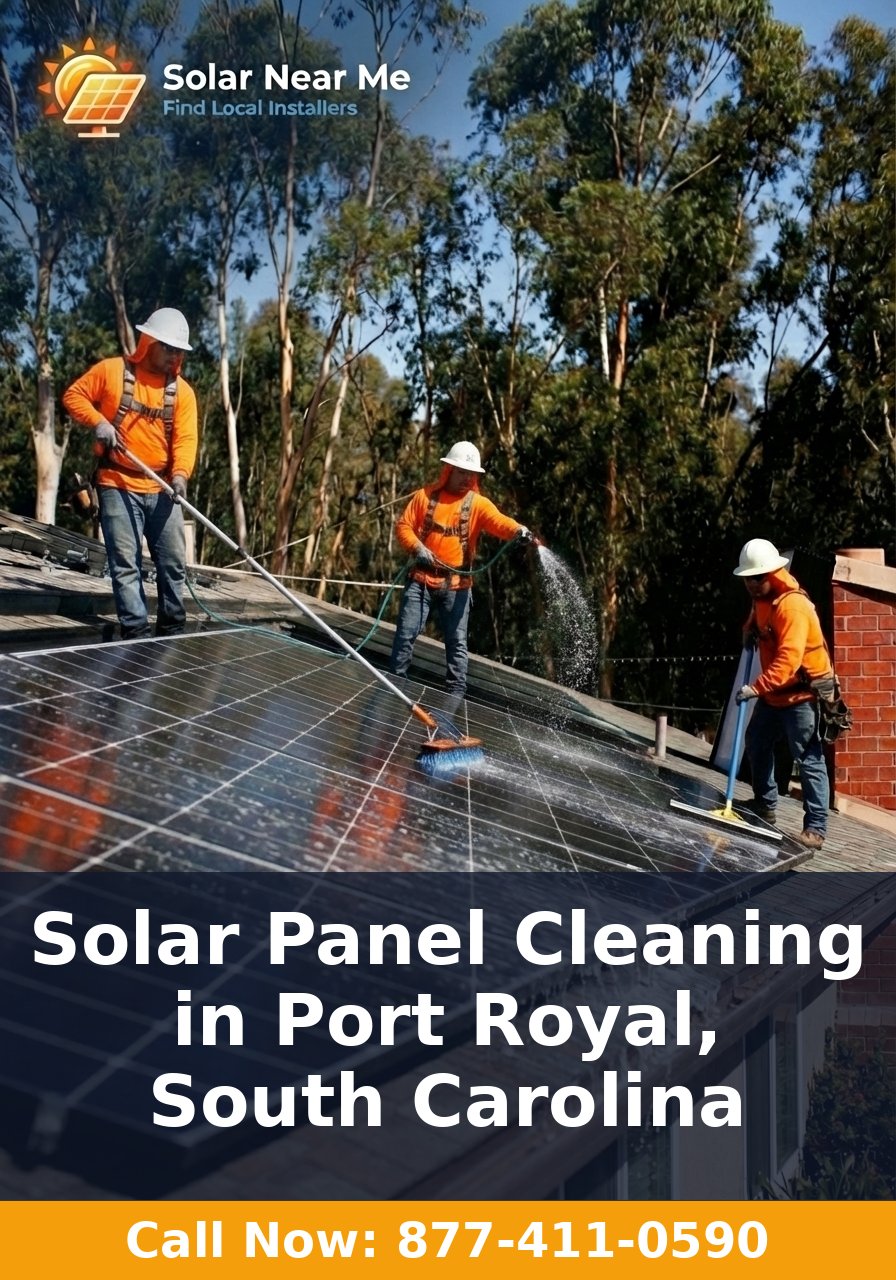 Solar Panel Cleaning in Port Royal, South Carolina