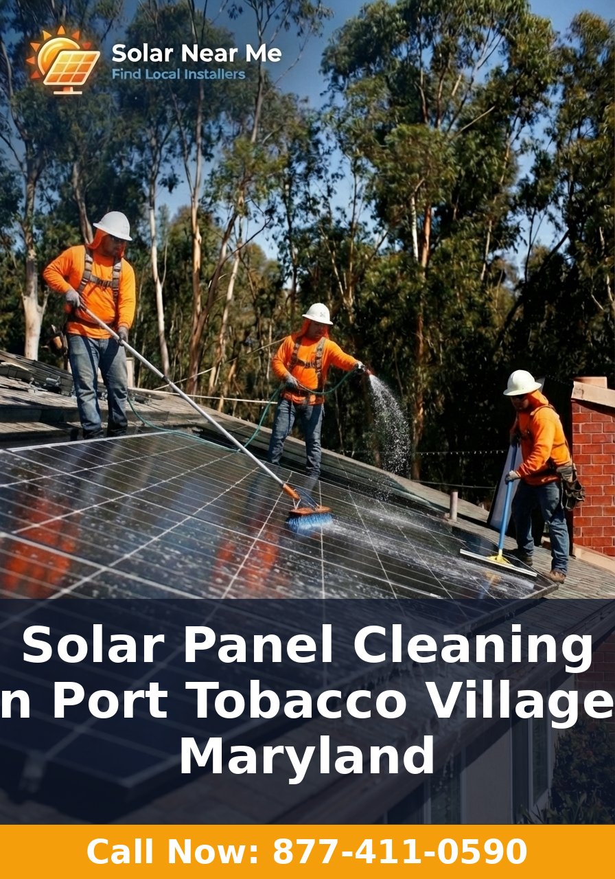 Solar Panel Cleaning in Port Tobacco Village, Maryland
