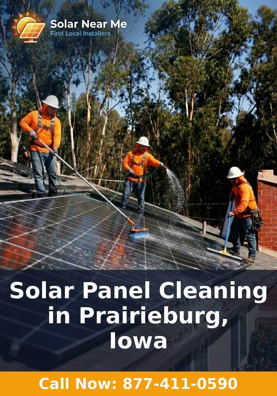 Solar Panel Cleaning in Prairieburg, Iowa