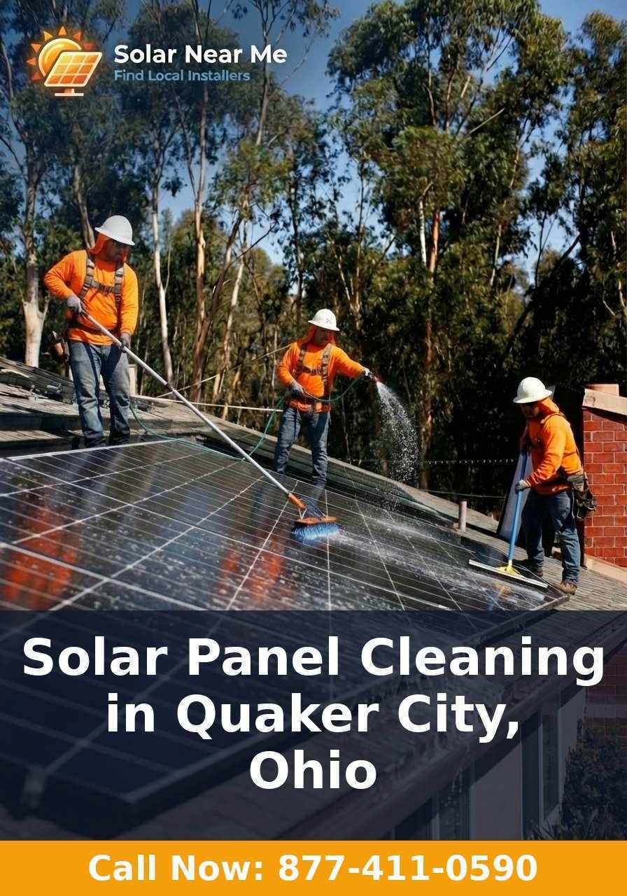 Solar Panel Cleaning in Quaker City, Ohio