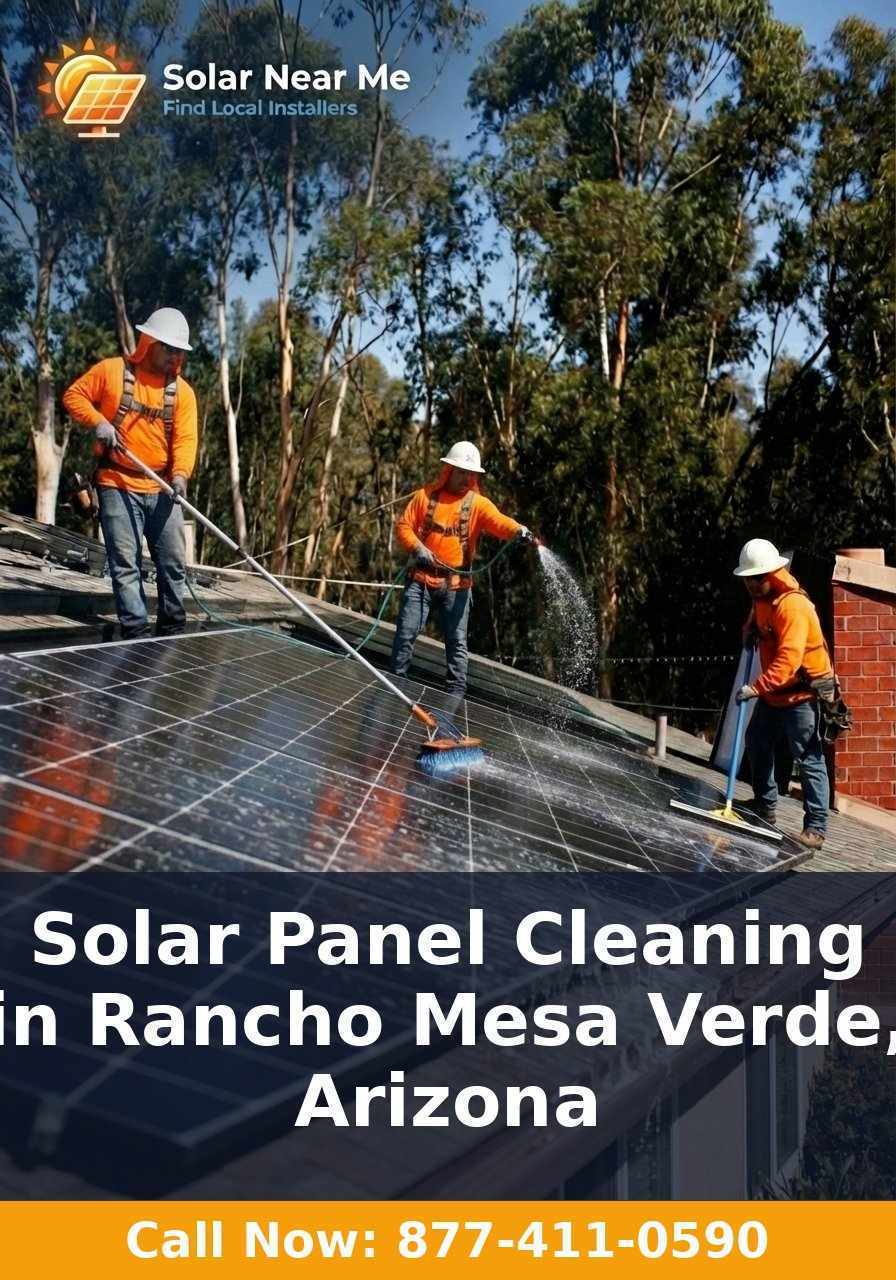 Solar Panel Cleaning in Rancho Mesa Verde, Arizona