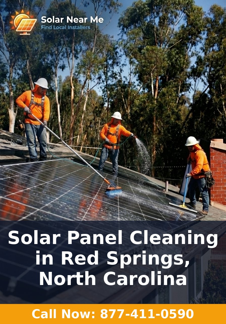 Solar Panel Cleaning in Red Springs, North Carolina