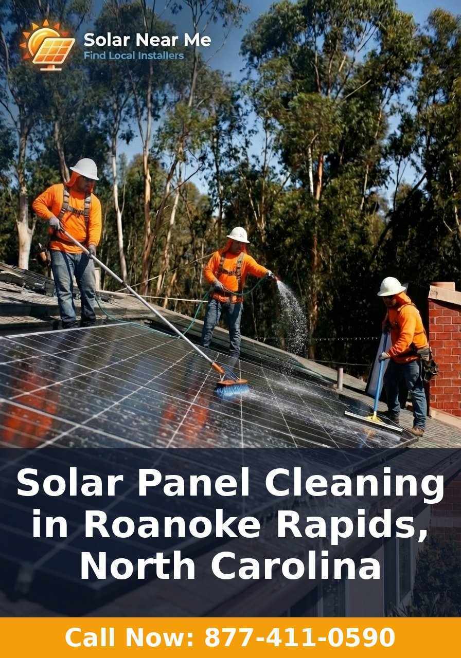 Solar Panel Cleaning in Roanoke Rapids, North Carolina