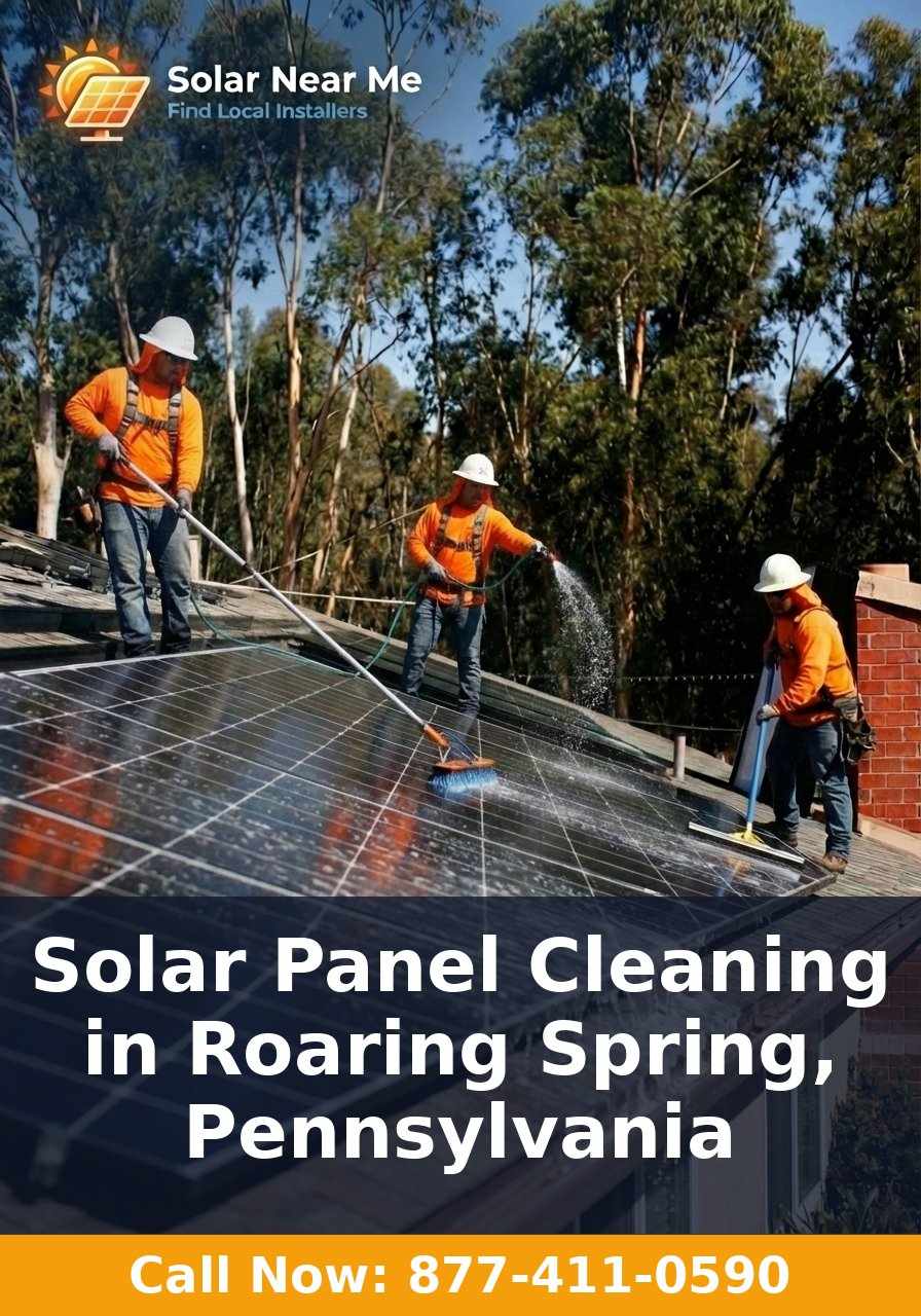 Solar Panel Cleaning in Roaring Spring, Pennsylvania