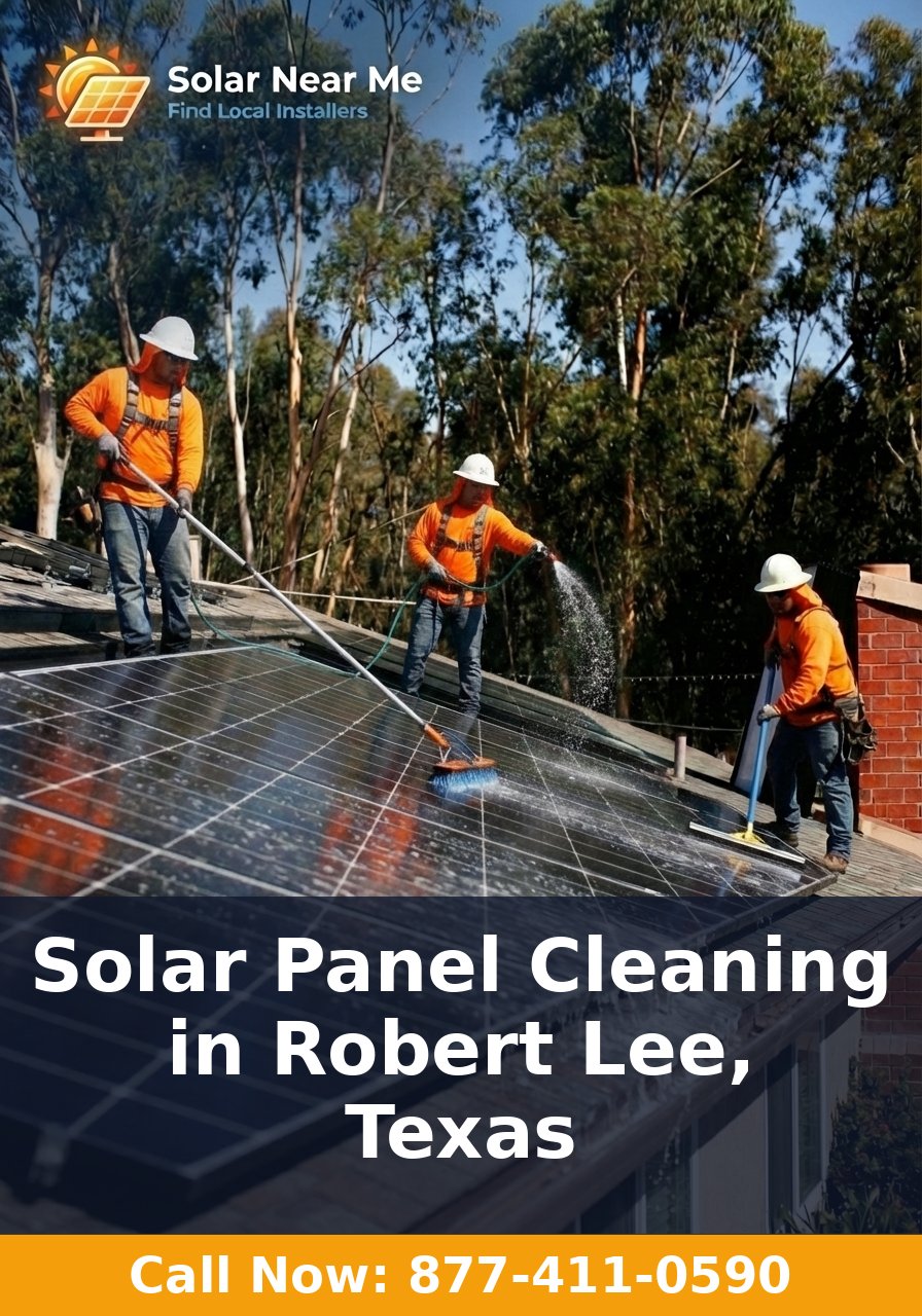 Solar Panel Cleaning in Robert Lee, Texas