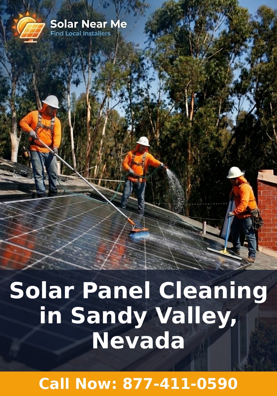 Solar Panel Cleaning in Sandy Valley, Nevada