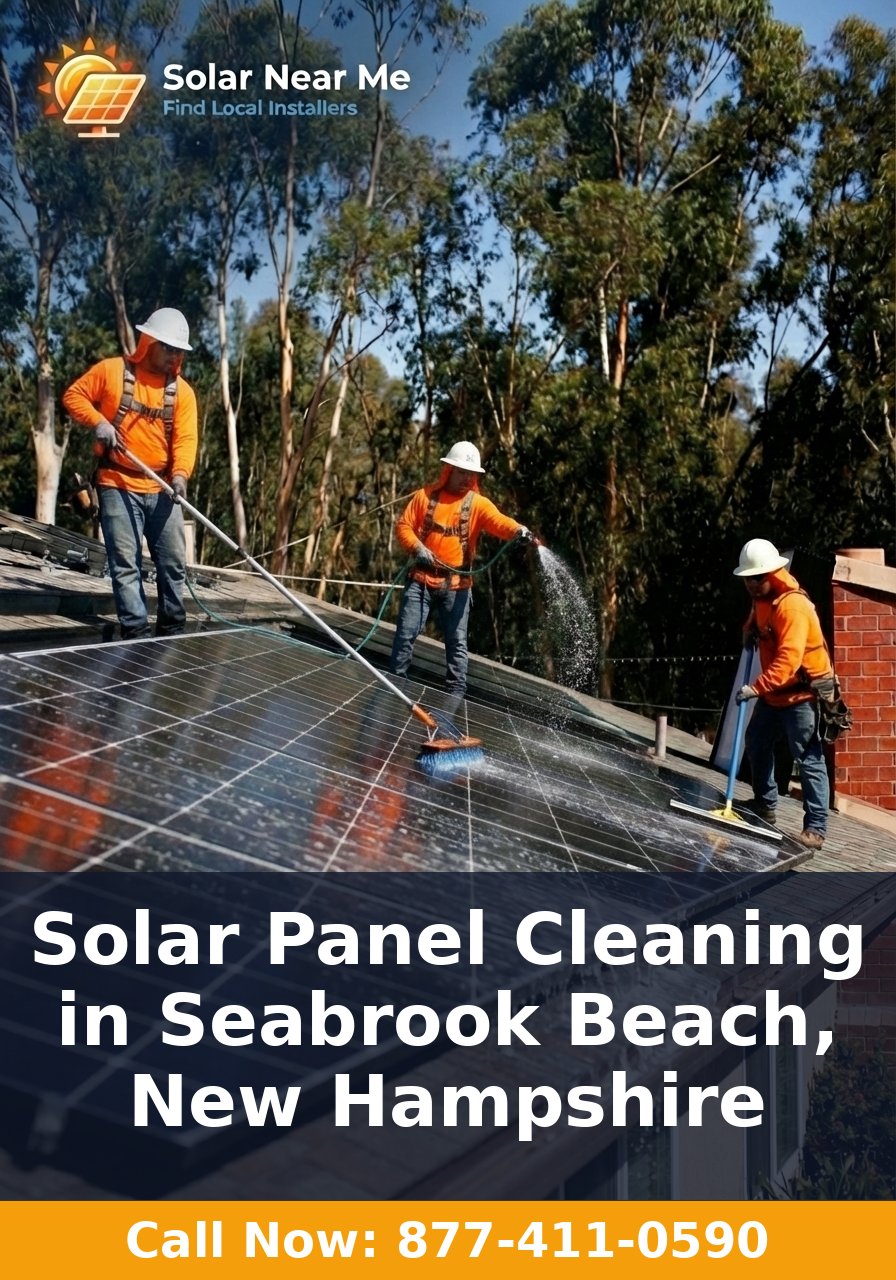 Solar Panel Cleaning in Seabrook Beach, New Hampshire