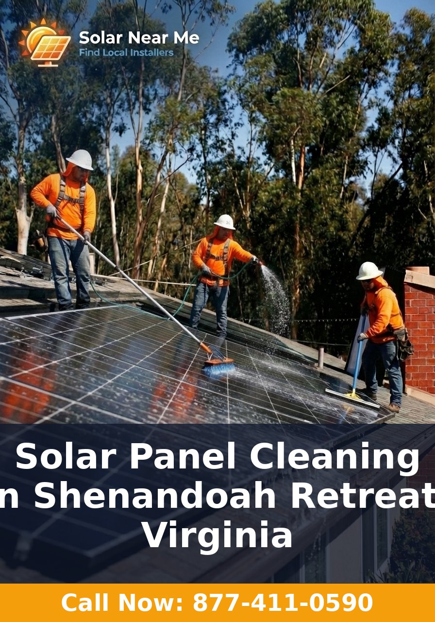 Solar Panel Cleaning in Shenandoah Retreat, Virginia
