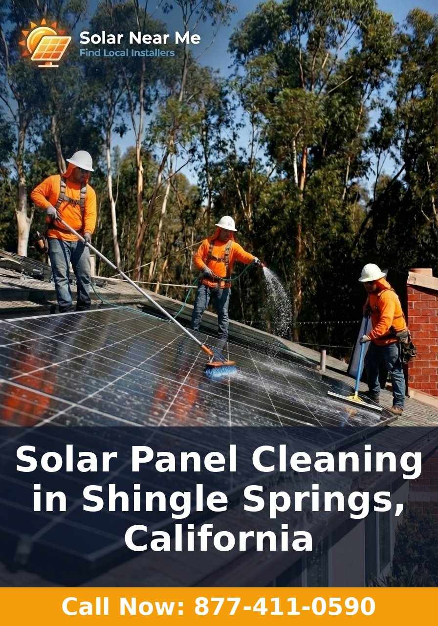 Solar Panel Cleaning in Shingle Springs, California