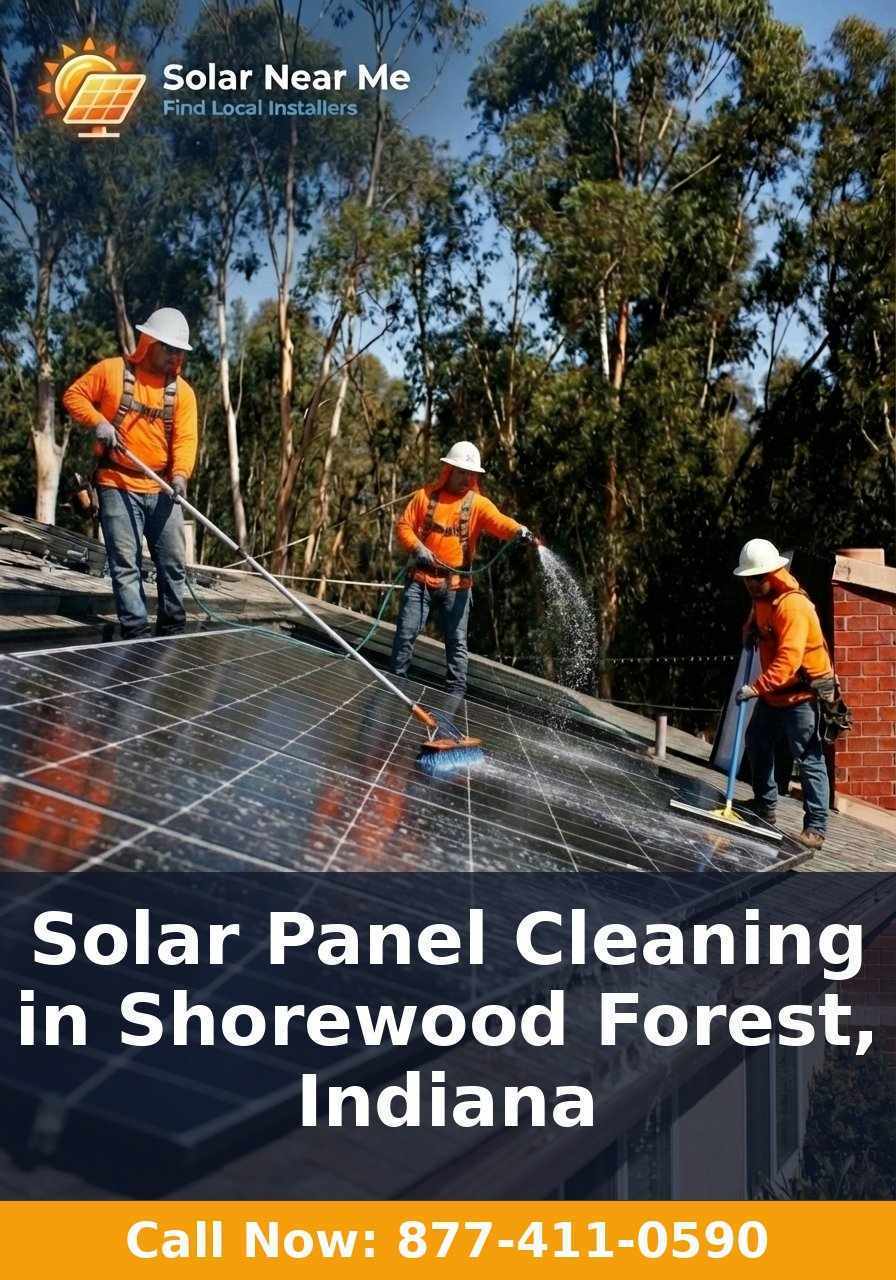Solar Panel Cleaning in Shorewood Forest, Indiana