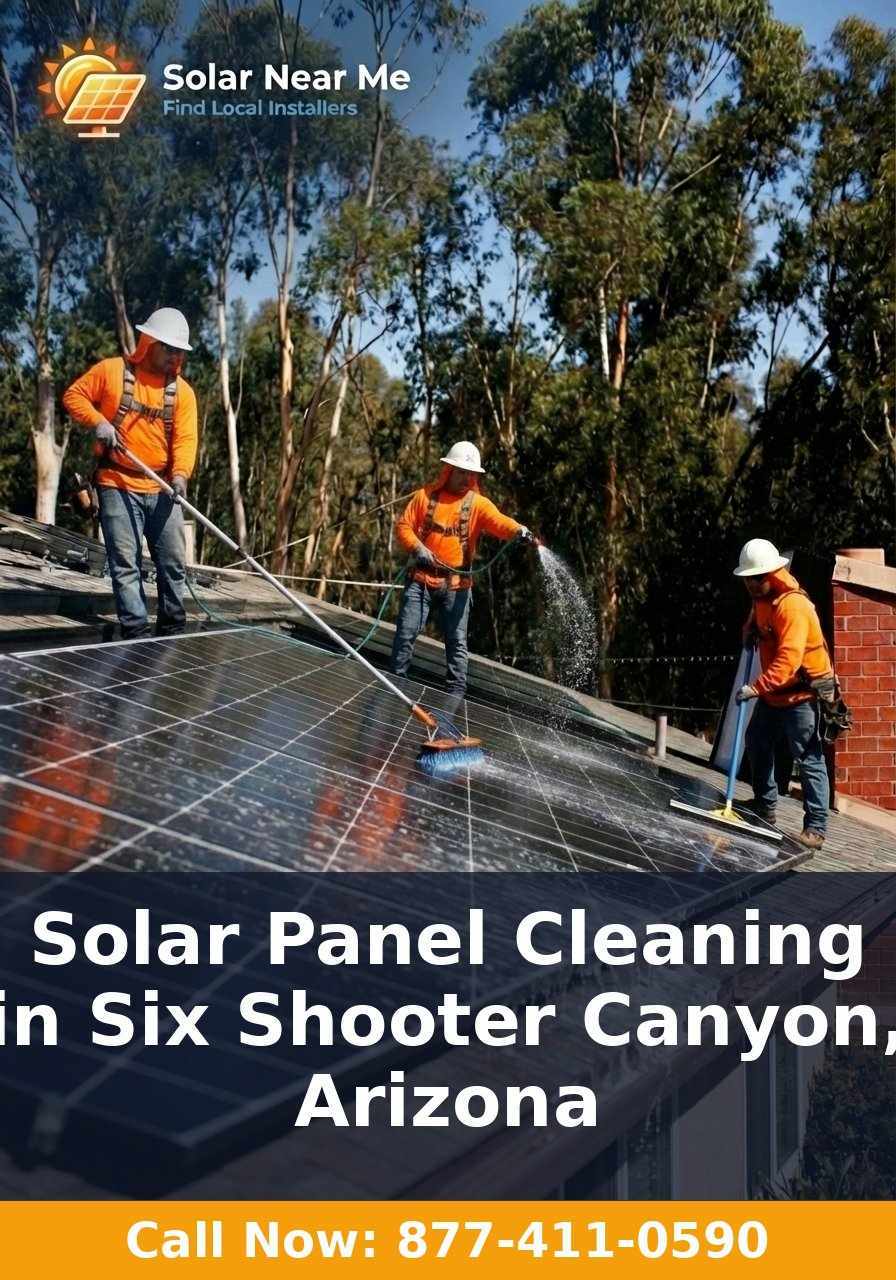 Solar Panel Cleaning in Six Shooter Canyon, Arizona