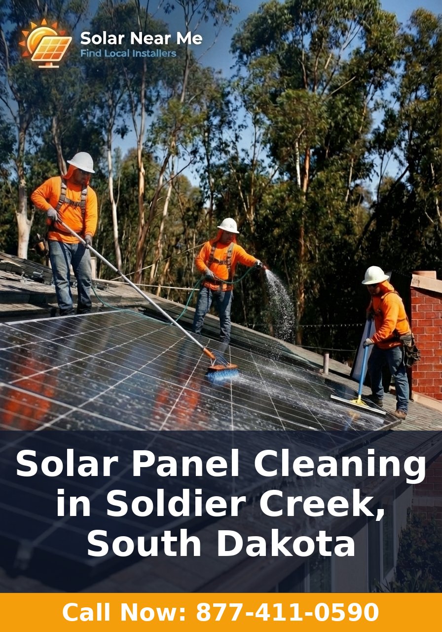 Solar Panel Cleaning in Soldier Creek, South Dakota