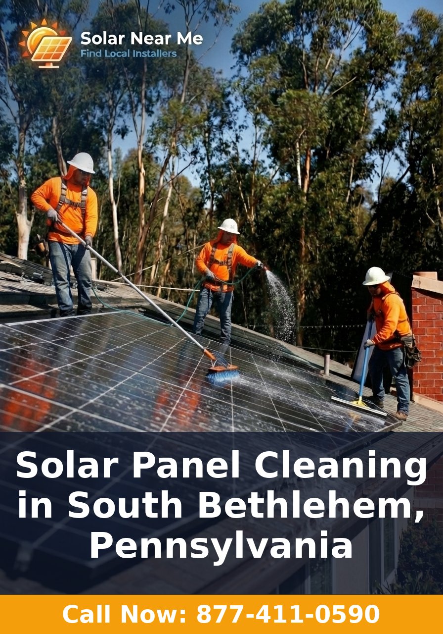 Solar Panel Cleaning in South Bethlehem, Pennsylvania