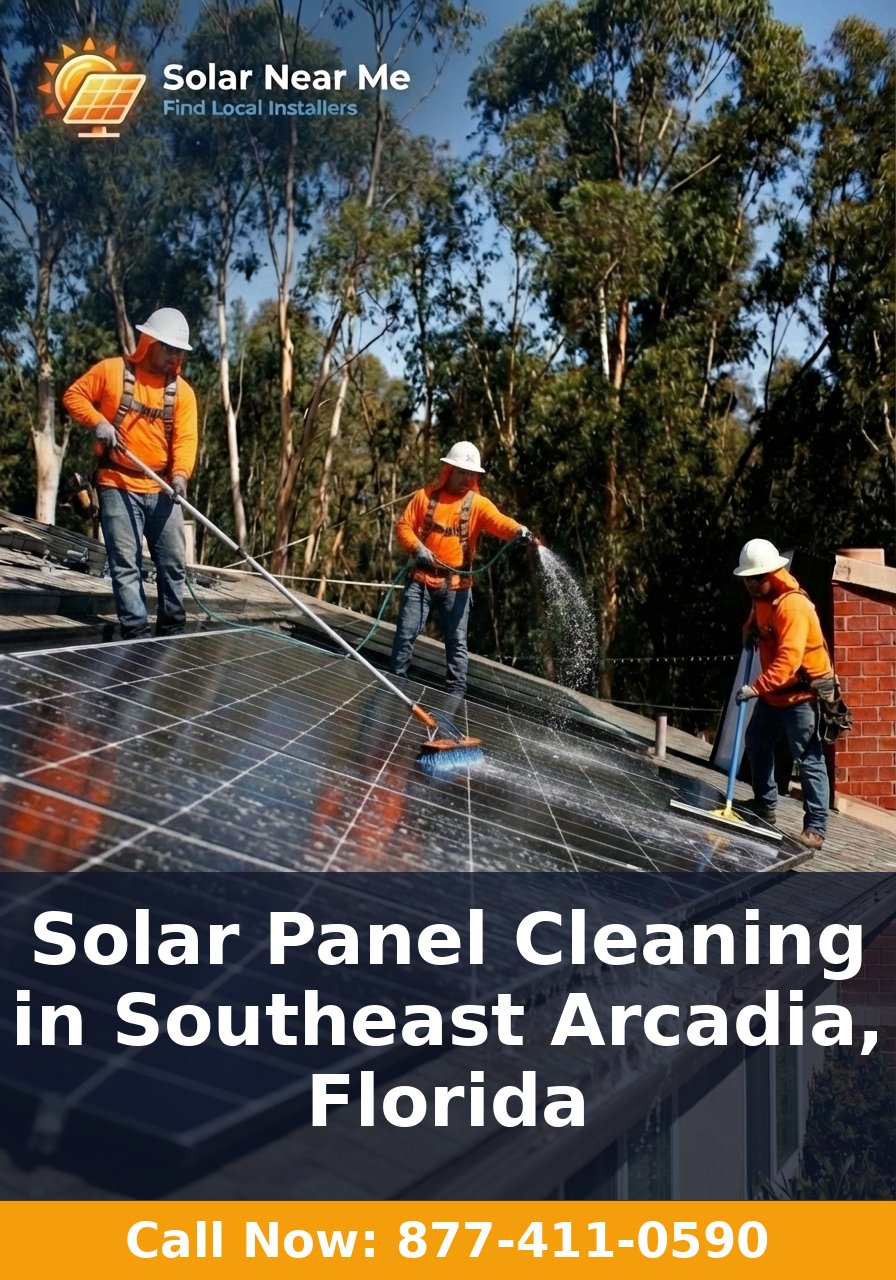 Solar Panel Cleaning in Southeast Arcadia, Florida