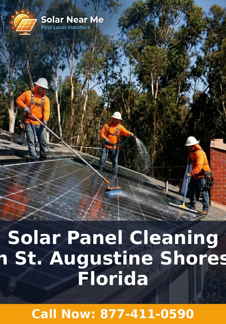 Solar Panel Cleaning in St. Augustine Shores, Florida