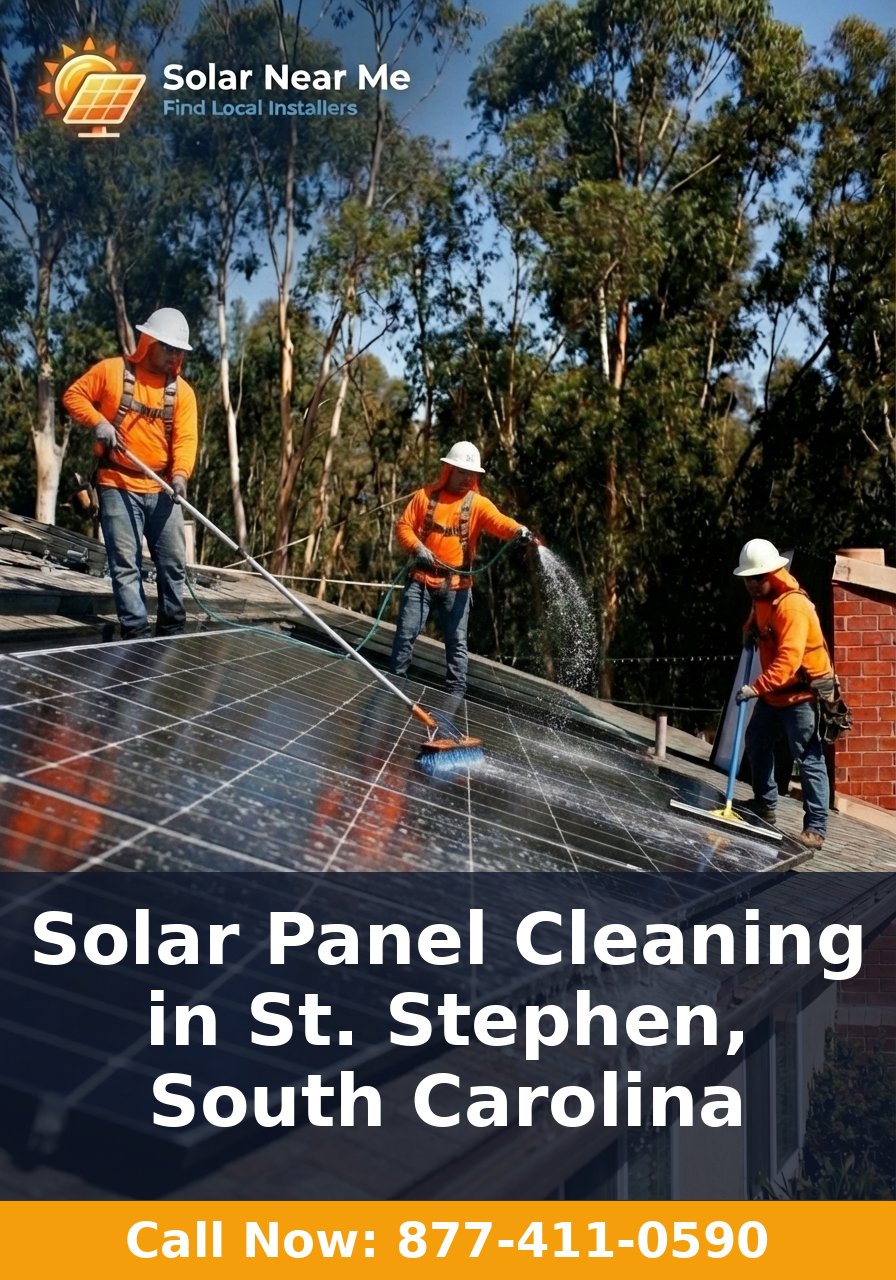 Solar Panel Cleaning in St. Stephen, South Carolina