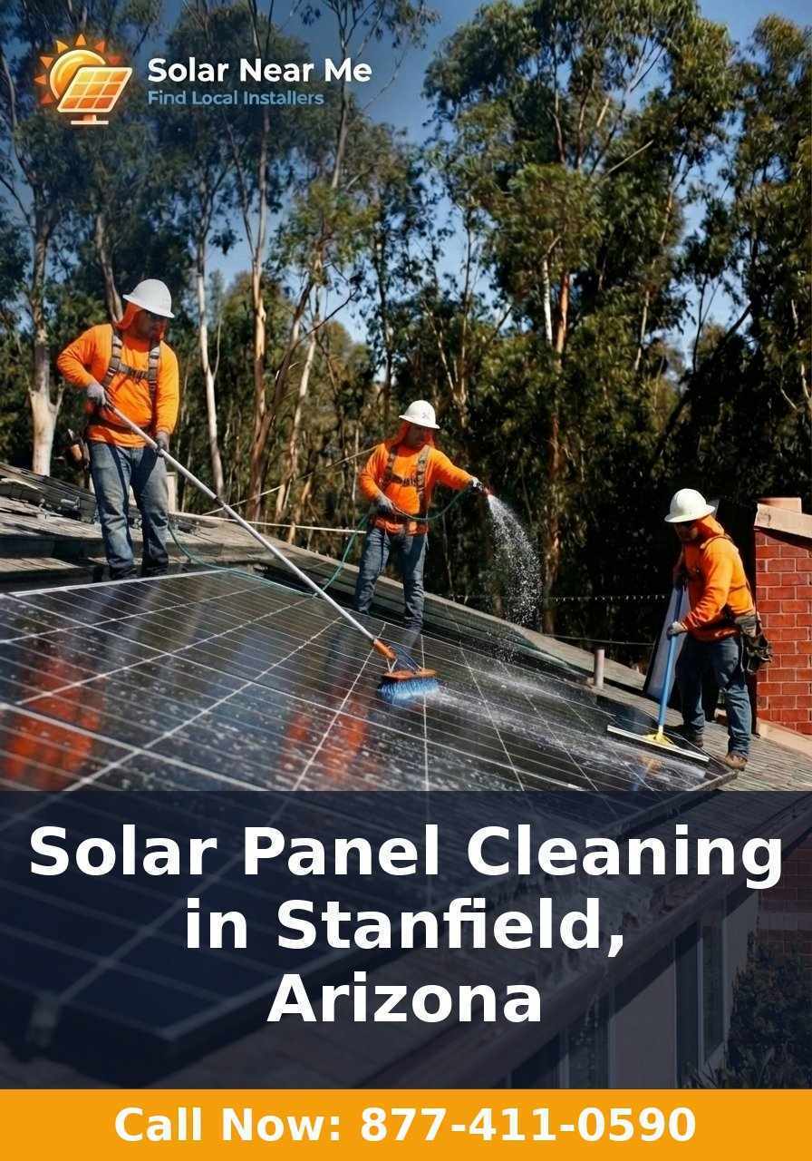 Solar Panel Cleaning in Stanfield, Arizona