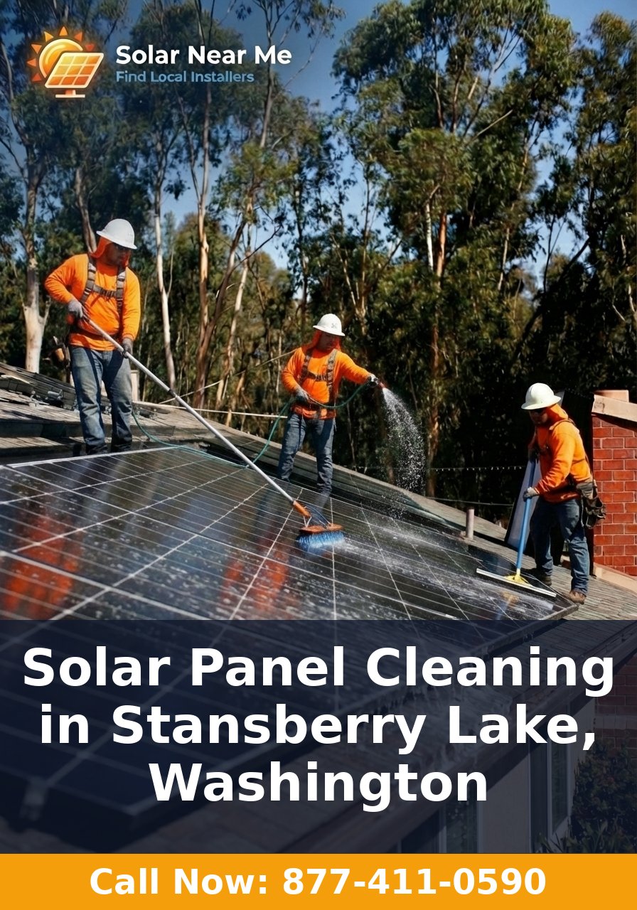 Solar Panel Cleaning in Stansberry Lake, Washington