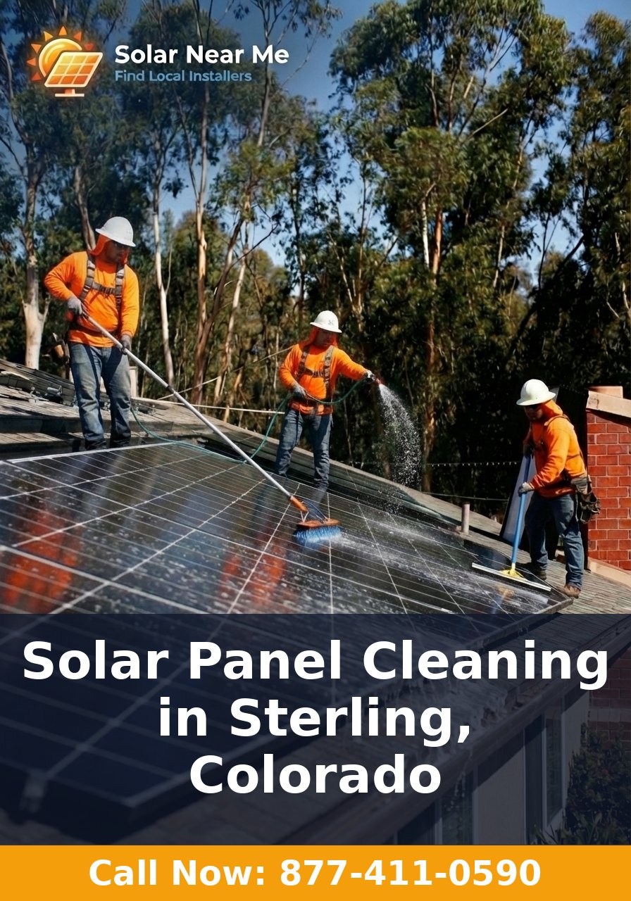 Solar Panel Cleaning in Sterling, Colorado