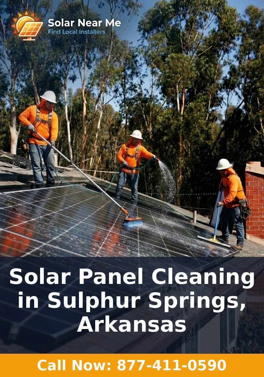 Solar Panel Cleaning in Sulphur Springs, Arkansas