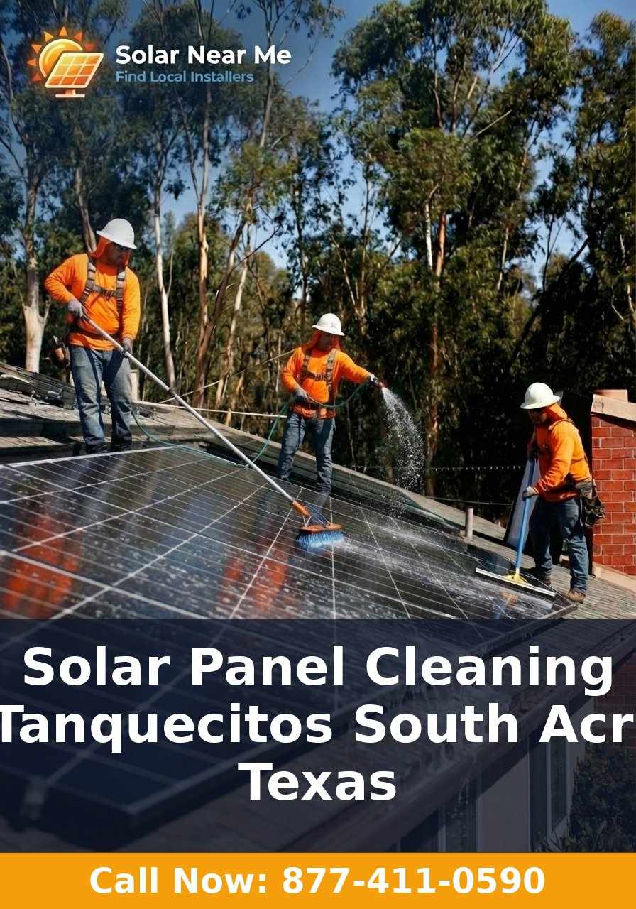 Solar Panel Cleaning in Tanquecitos South Acres, Texas