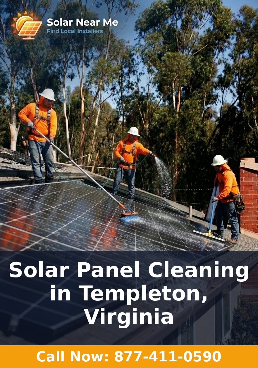 Solar Panel Cleaning in Templeton, Virginia