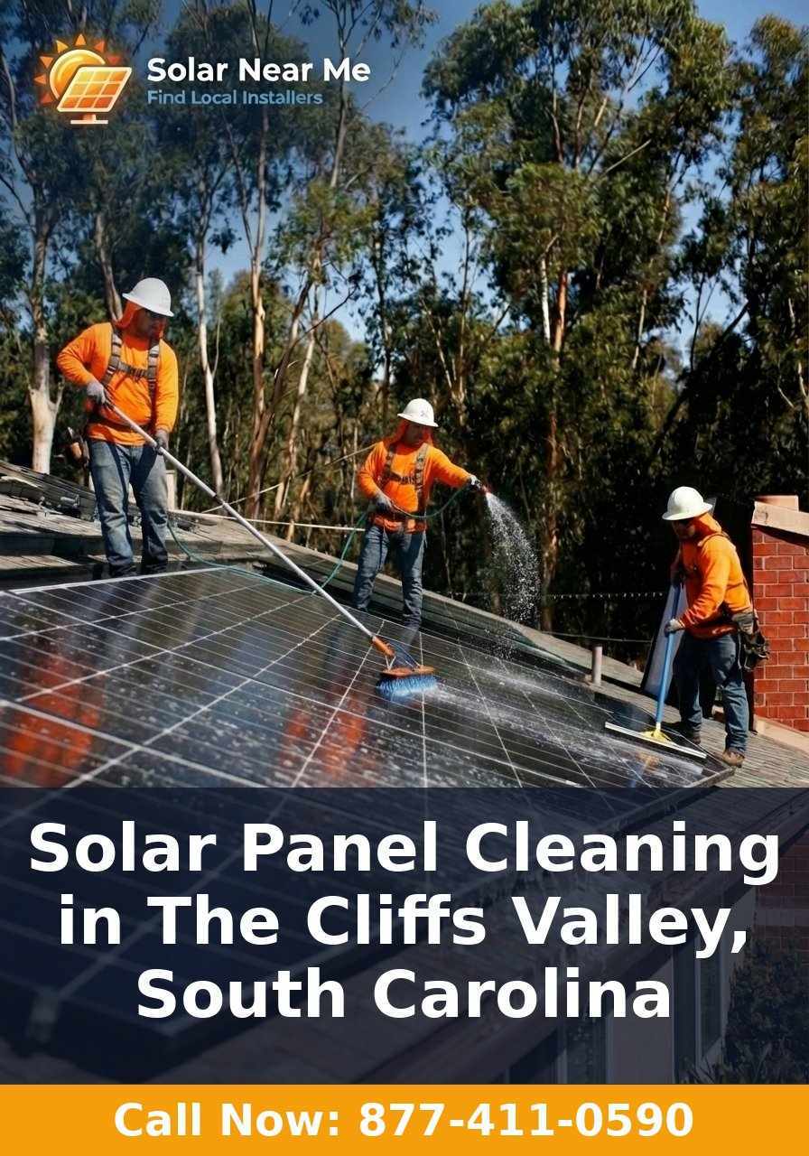 Solar Panel Cleaning in The Cliffs Valley, South Carolina